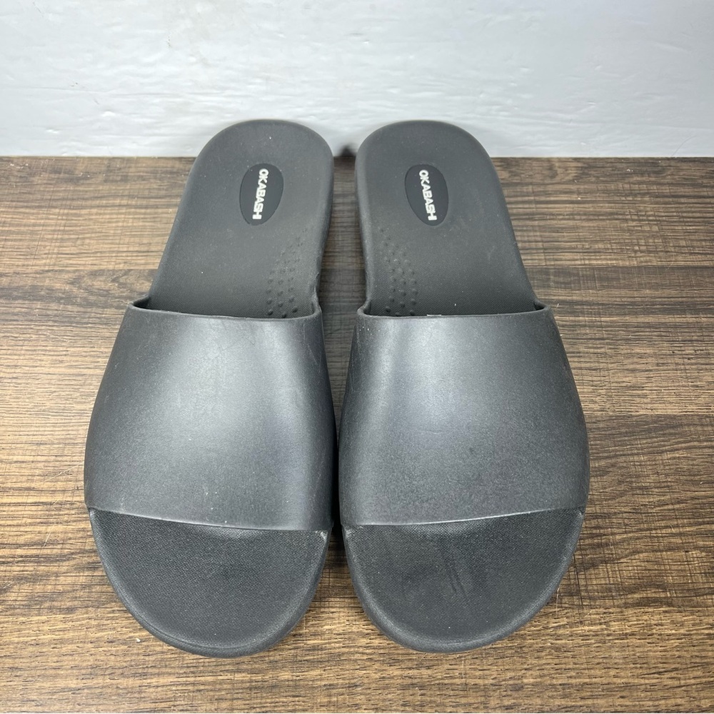 Okabashi Black Slide Sandals